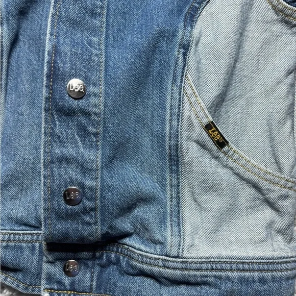 Lee Jacket Womens Extra Small Classic Vintage Modern Denim Trucker Outerwear - Picture 5 of 7